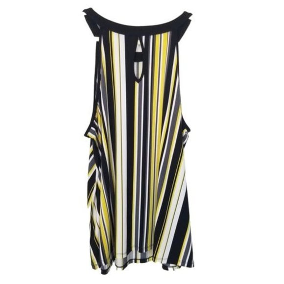 Torrid Womens 2X Yellow & Black Striped Studio Kni - Picture 8 of 10